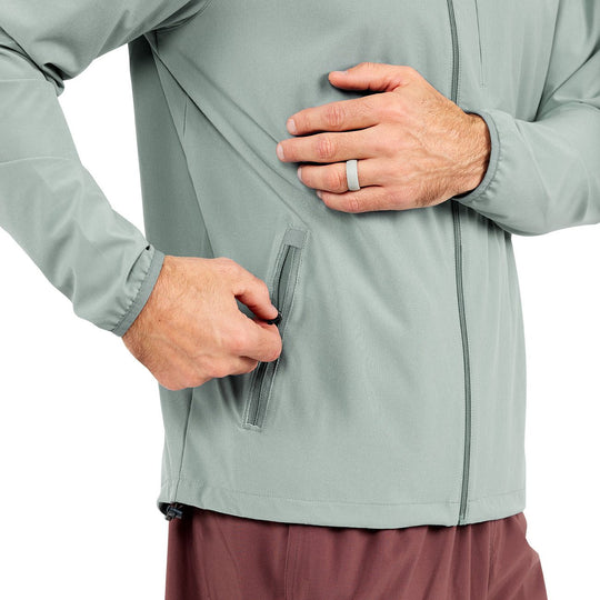 Free Fly Breeze Jacket, Green Haze, view 4