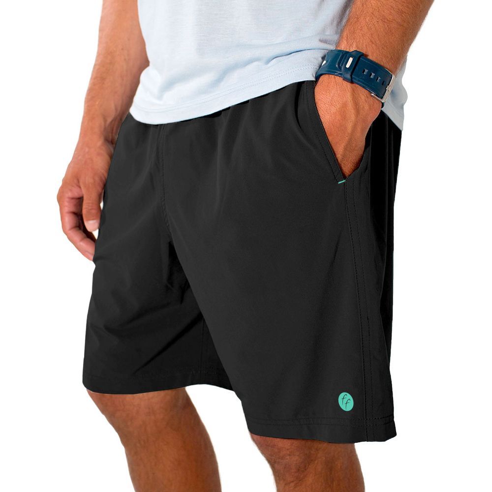 Free Fly Free Fly Breeze Short - 8", Black