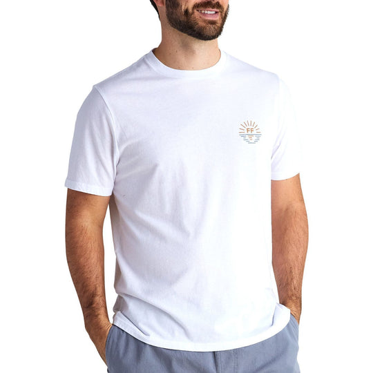 Free Fly King Tee, White