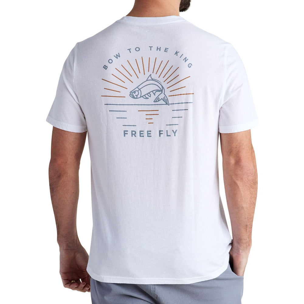 Free Fly King Tee, White, view 2