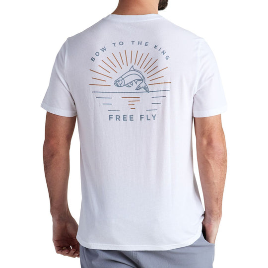 Free Fly King Tee, White, view 2