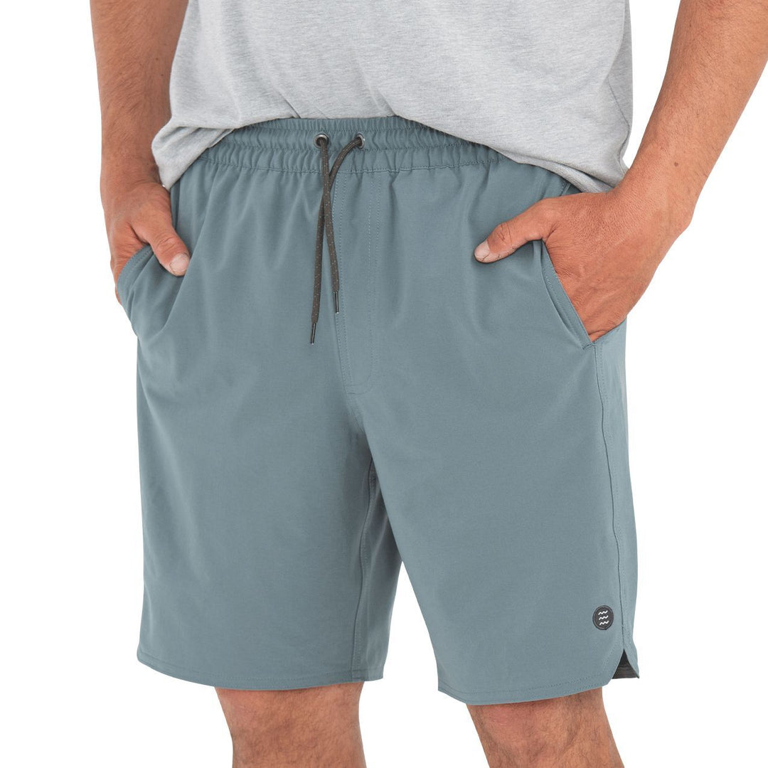 Free Fly Lined Swell Short, Blue Current