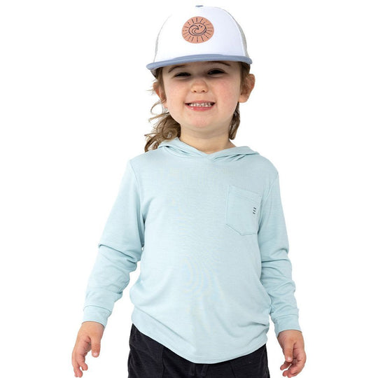 Free Fly Toddler Bamboo Shade Hoody, Tide Pool