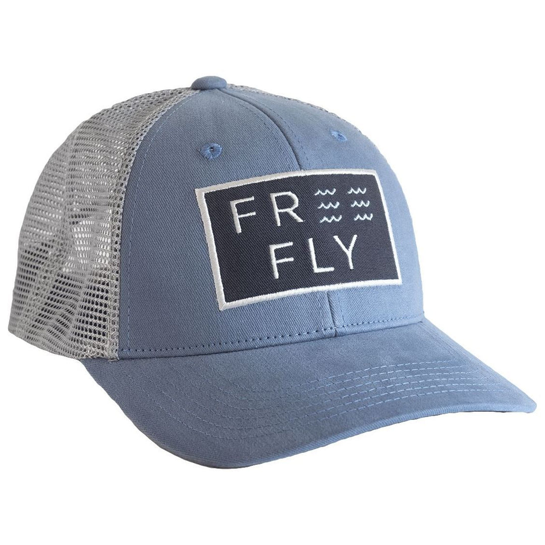 Free Fly Wave Snapback, Blue Fog
