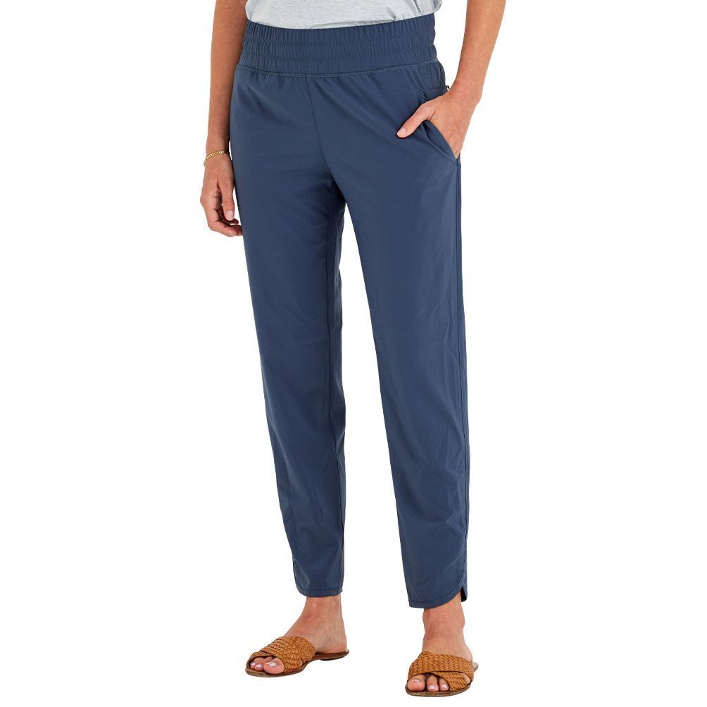 Free Fly Women's Bamboo Breeze Pant II, Blue Dusk II