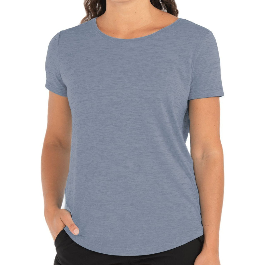 Free Fly Women's Bamboo Current Tee, Stonewash