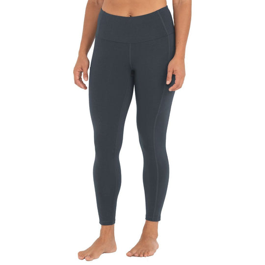 Free Fly Women's Bamboo Daily Tight, Blue Dusk