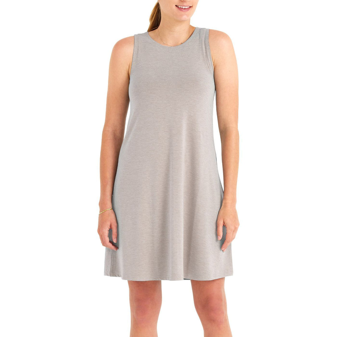 Free Fly Women's Bamboo Flex Dress, Heather Dune