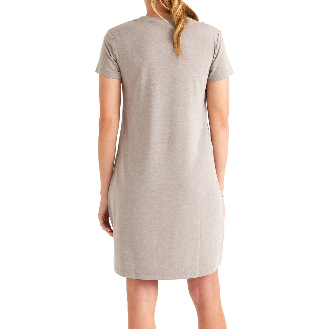 Free Fly Women's Bamboo Flex Pocket Dress, Heather Dune, view 2