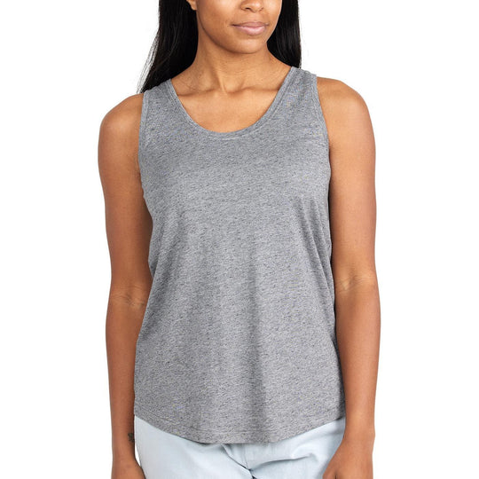 Free Fly Women's Bamboo Heritage Tank, Heather Flint