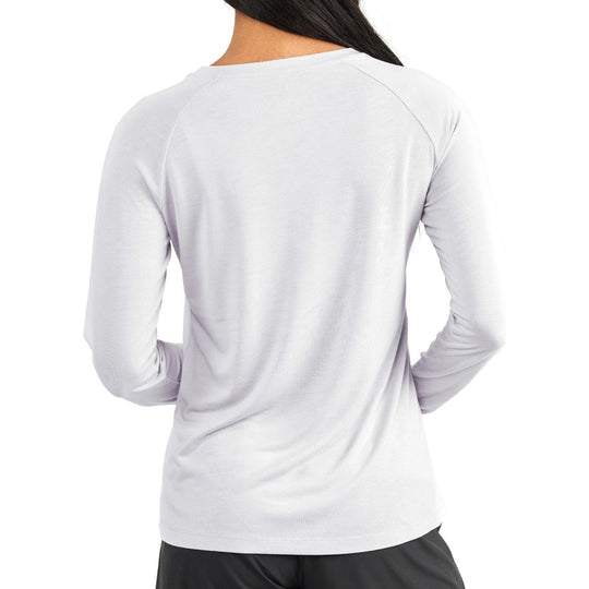 Free Fly Women's Bamboo Lightweight Long Sleeve, Washed Orchid, view 2