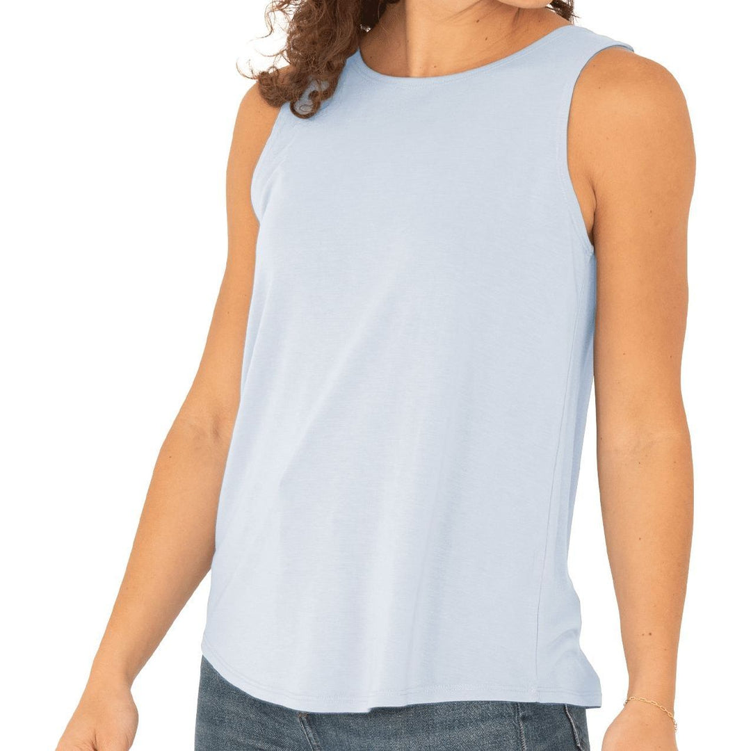 Free Fly Women's Bamboo Lightweight Tank, Blue Mist
