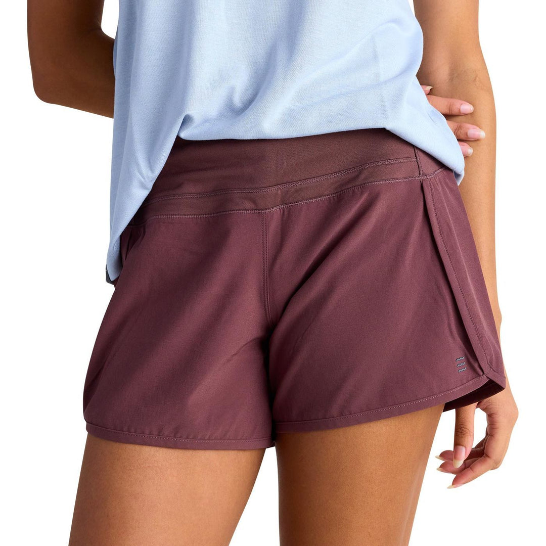 Free Fly Women's Bamboo-Lined Breeze Short, Garnet