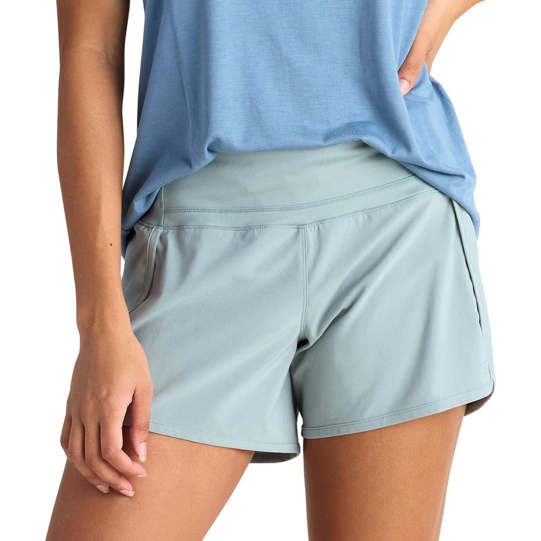 Free Fly Women's Bamboo-Lined Breeze Short, Green Haze