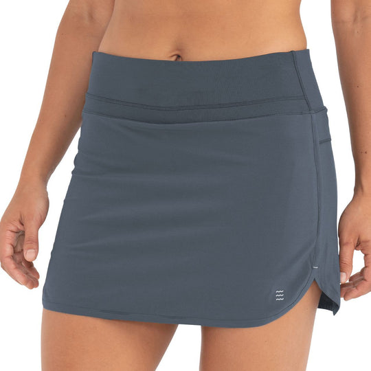 Free Fly Women's Bamboo-Lined Breeze Skort, Blue Dusk II