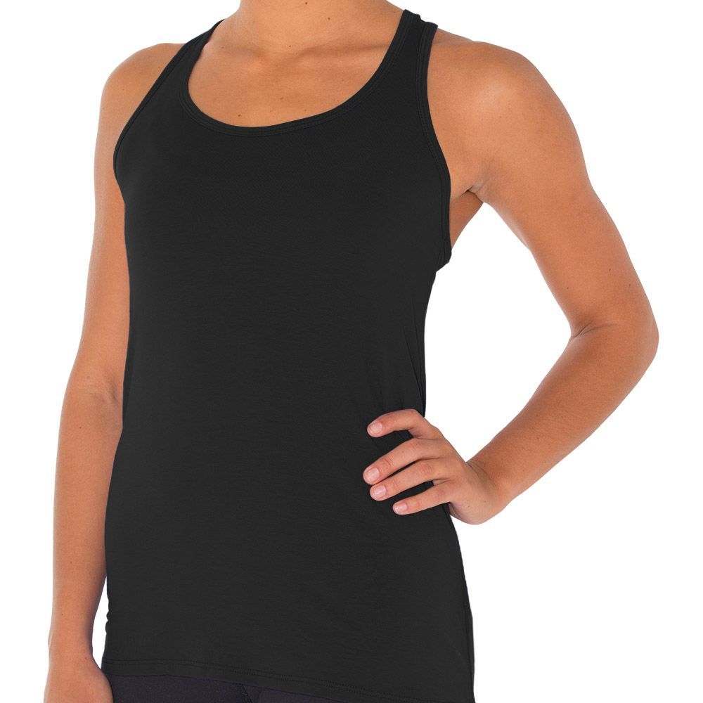 Free Fly Women's Bamboo Motion Racerback Tank, Black