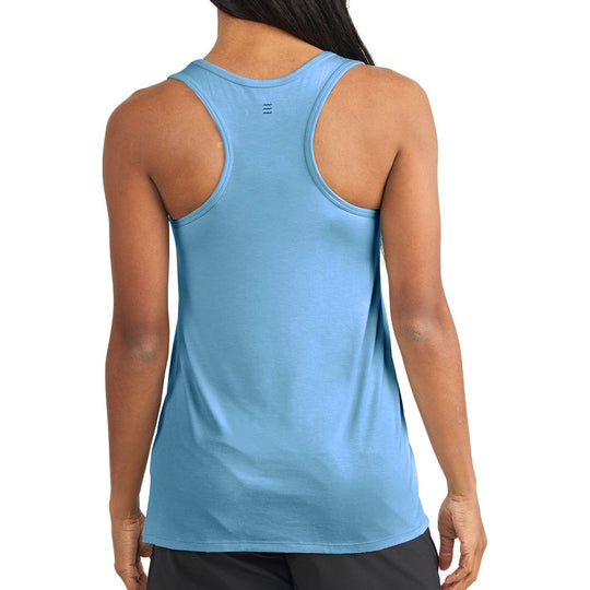 Free Fly Women's Bamboo Motion Racerback Tank, Blue Reef, view 2