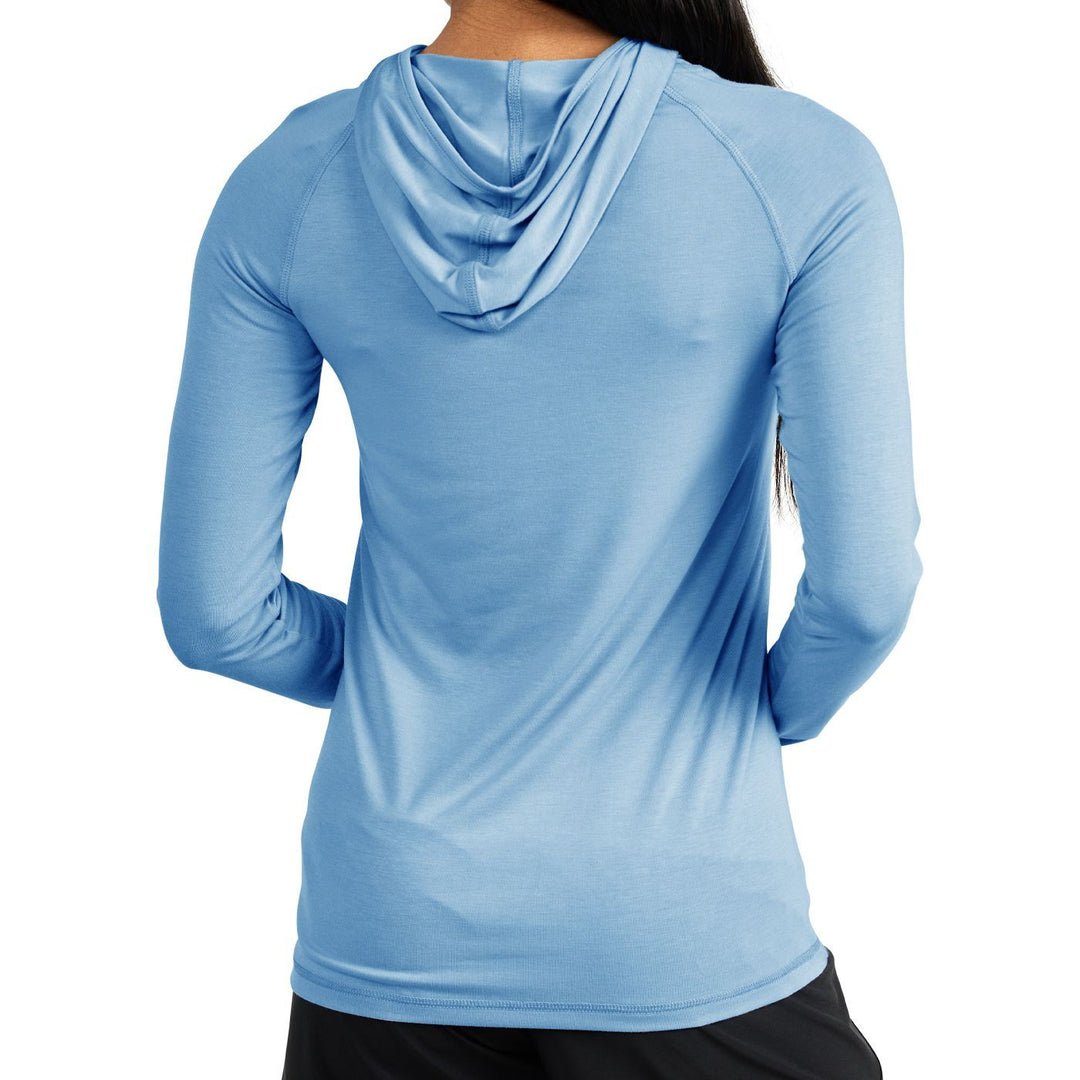Free Fly Women's Bamboo Shade Hoody, Blue Reef, view 2