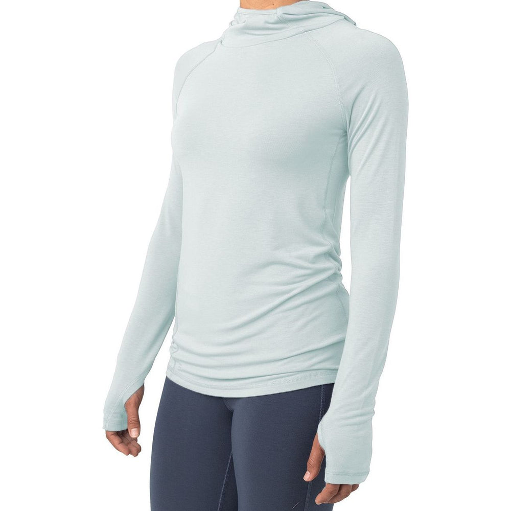 Free Fly Women's Bamboo Shade Hoody, Tide Pool