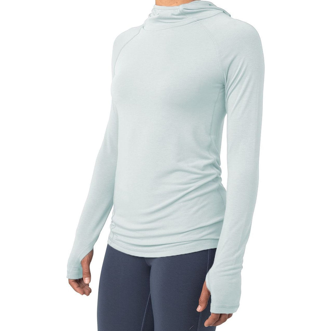 Free Fly Women's Bamboo Shade Hoody, Tide Pool