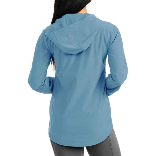 Free Fly Women's Breeze Jacket, Blue Fog, view 2