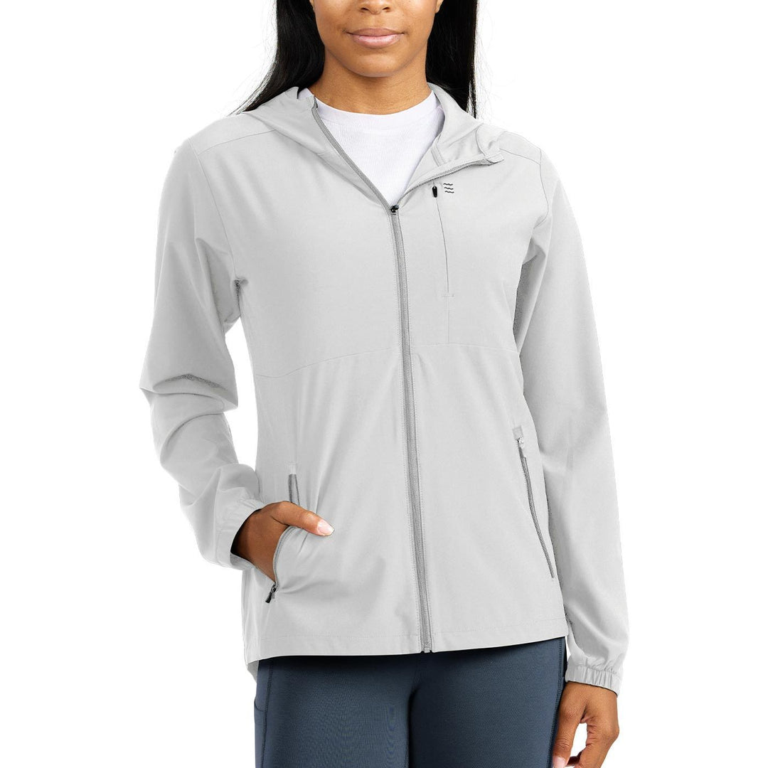 Free Fly Women's Breeze Jacket, Light Grey