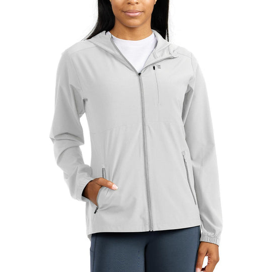 Free Fly Women's Breeze Jacket, Light Grey