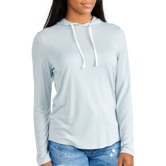 Free Fly Women's Lightweight Shore Hoody, Bay Blue
