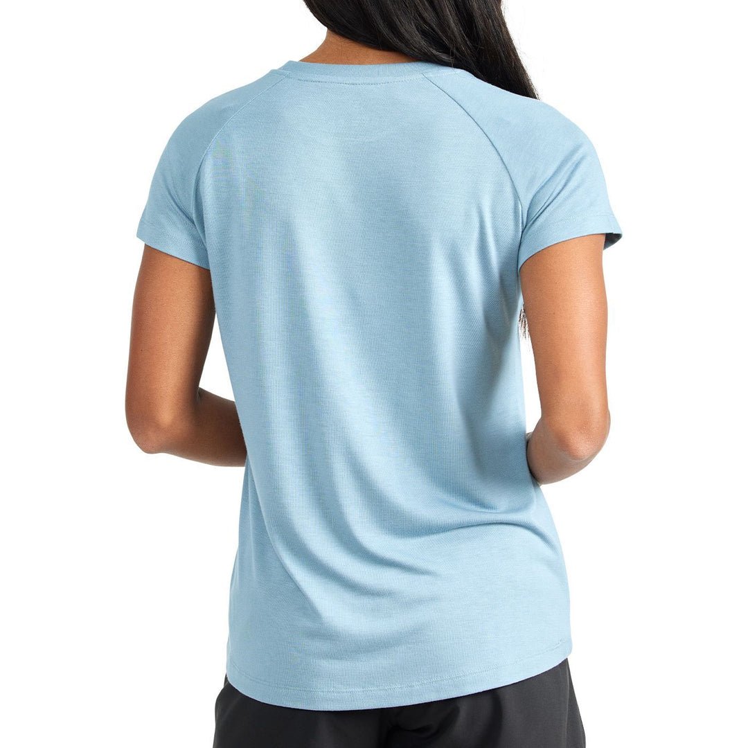 Free Fly Women's Lightweight Tee, Blue Fog, view 2
