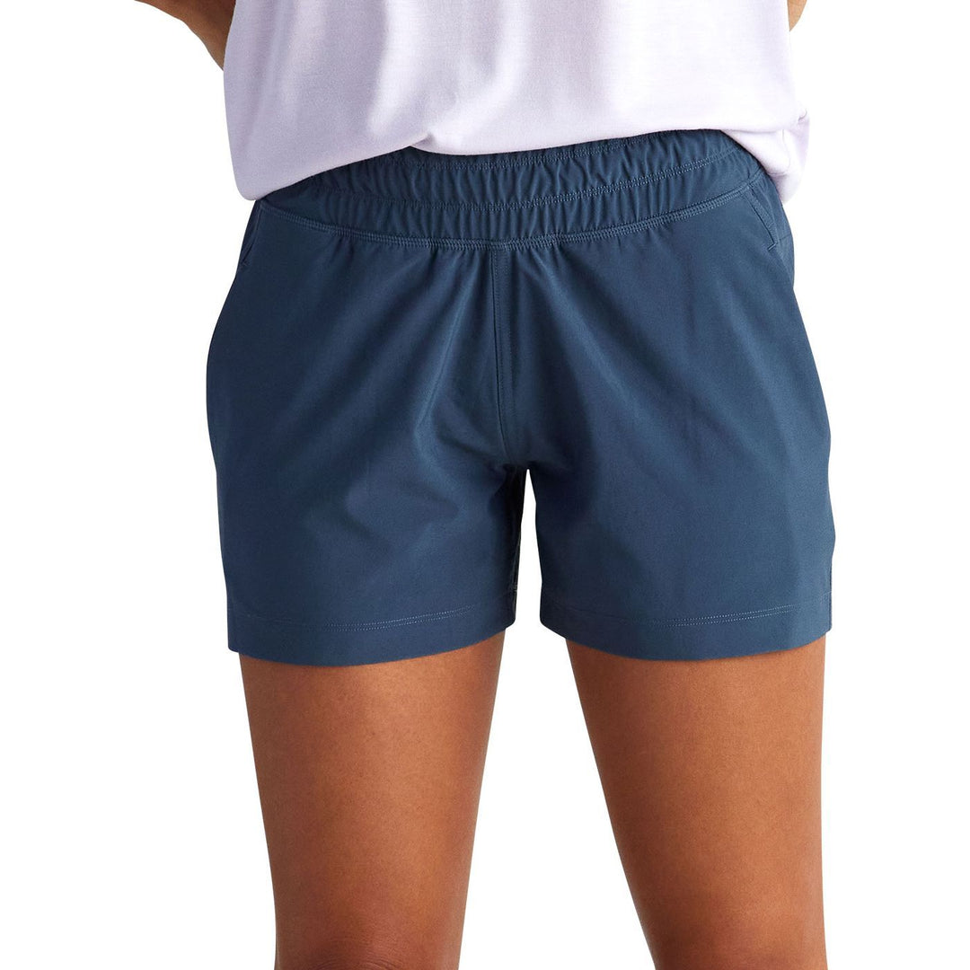 Free Fly Women's Pull-On Breeze Short, Blue Dusk II