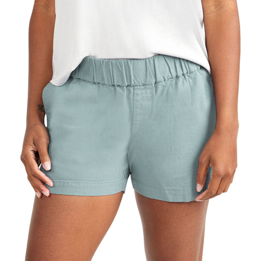 Free Fly Women's Stretch Canvas Short, Shale Green