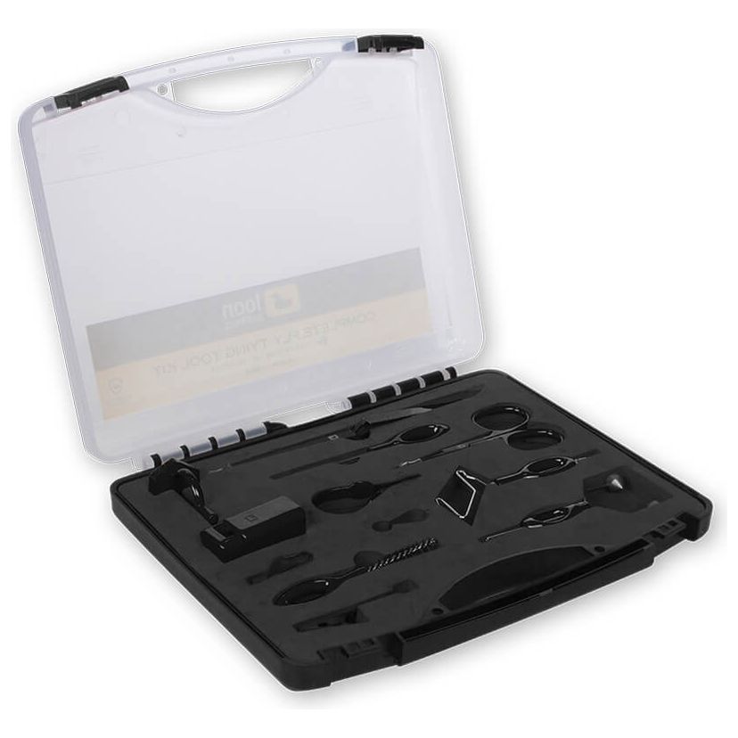 Loon Complete Fly Tying Tool Kit, Black, view 2