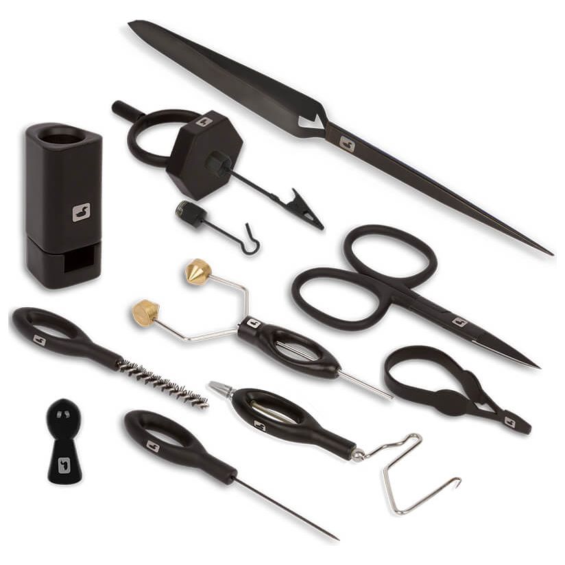 Loon Complete Fly Tying Tool Kit, Black, view 9