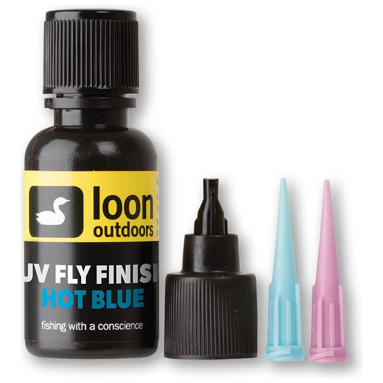 Loon UV Fly Finish, Hot Blue