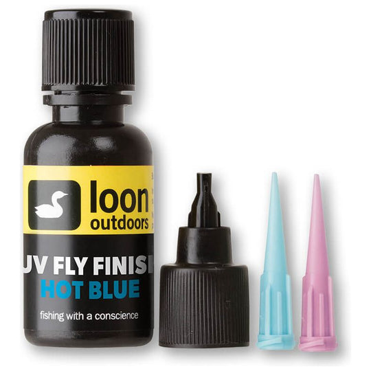 Loon UV Fly Finish, Hot Blue