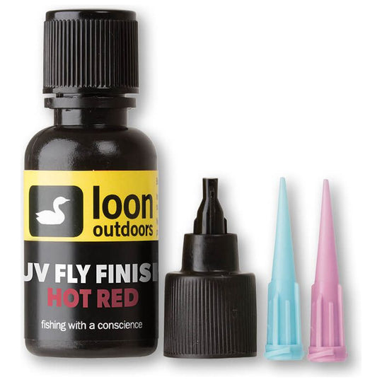 Loon UV Fly Finish, Hot Red