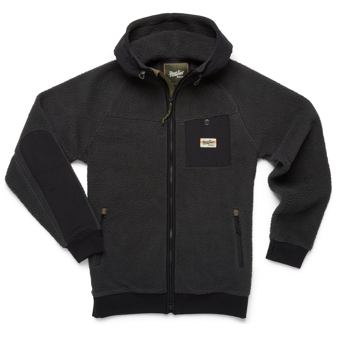 Howler Brothers Chisos Fleece Parka, Kettle Black