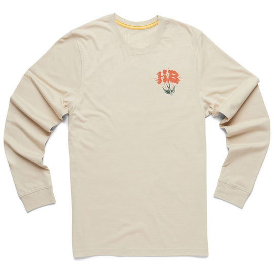 Howler Brothers Longsleeve T-Shirt, Full Time Dreamers: Sand Heather, view 2