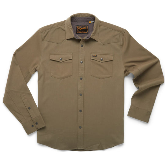 Howler Brothers Stockman Stretch Snapshirt, Mountain Green