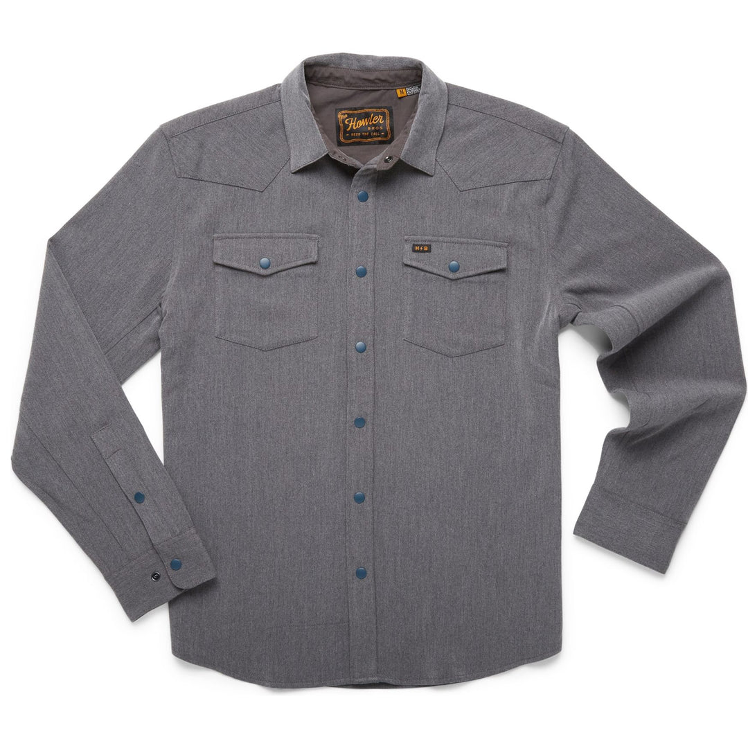 Howler Brothers Stockman Stretch Snapshirt, Varsity Heather