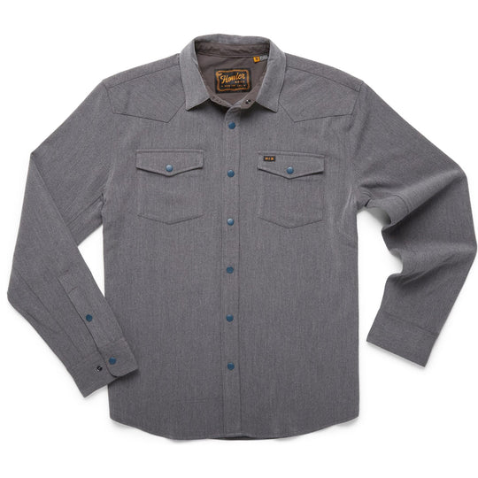 Howler Brothers Stockman Stretch Snapshirt, Varsity Heather