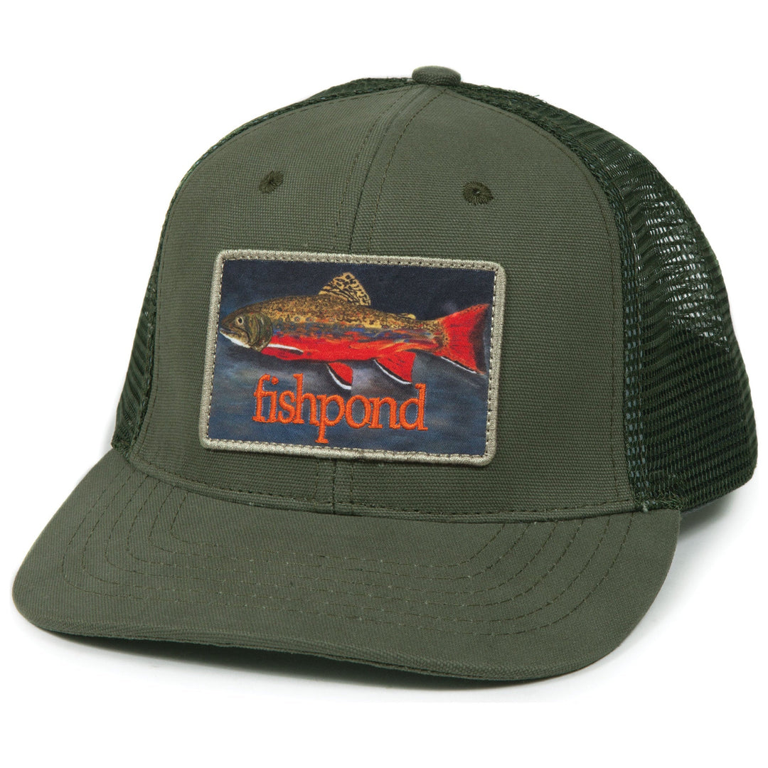 Fishpond Brookie Trucker Hat, Olive