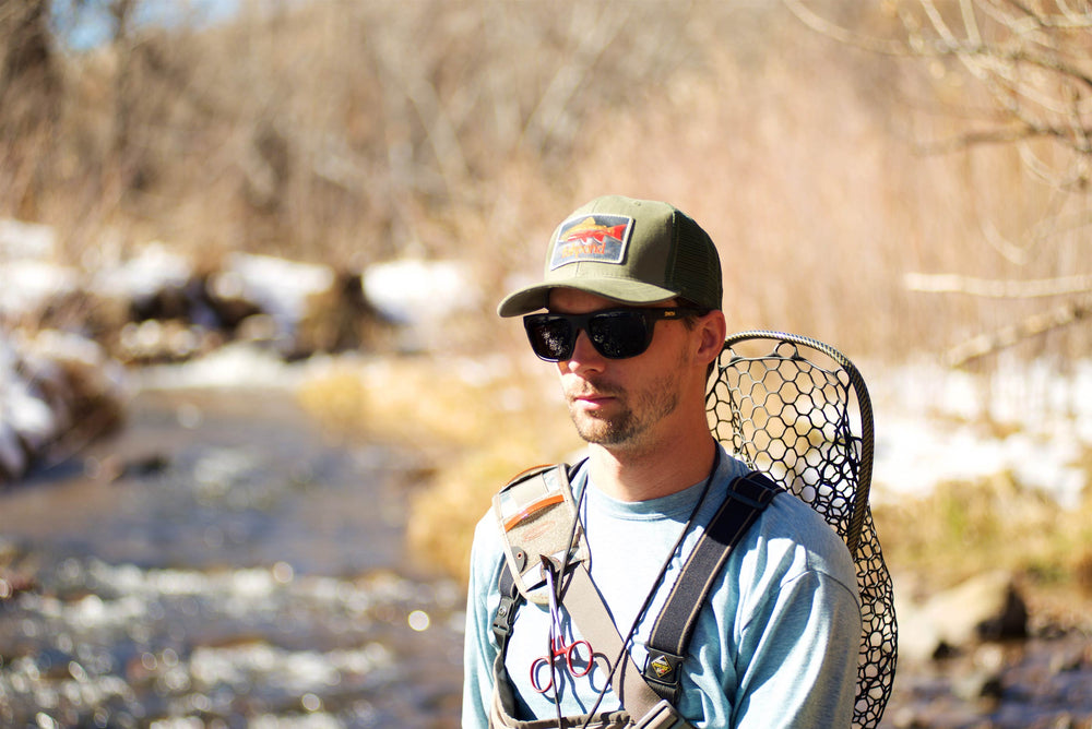 Fishpond Brookie Trucker Hat, Olive, view 2
