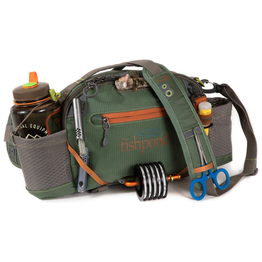 Fishpond Elkhorn Lumbar Pack, Tortuga, packaging