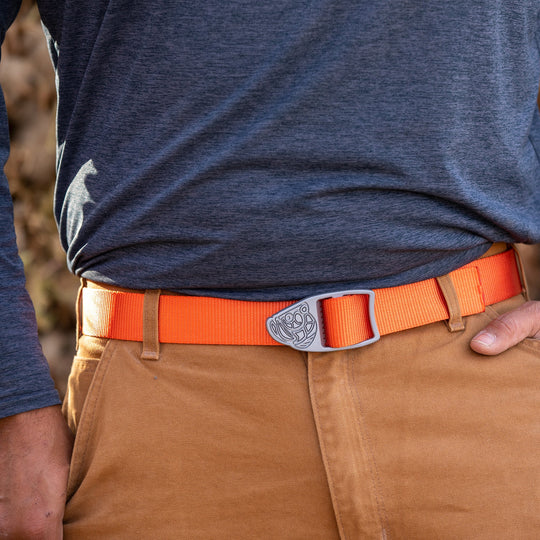 Fishpond King Webbing Belt, Coral, view 2