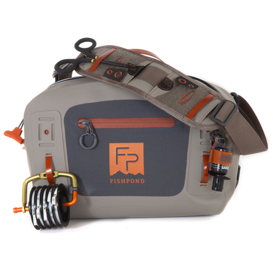 Fishpond Thunderhead Submersible Lumbar, Eco Shale, packaging