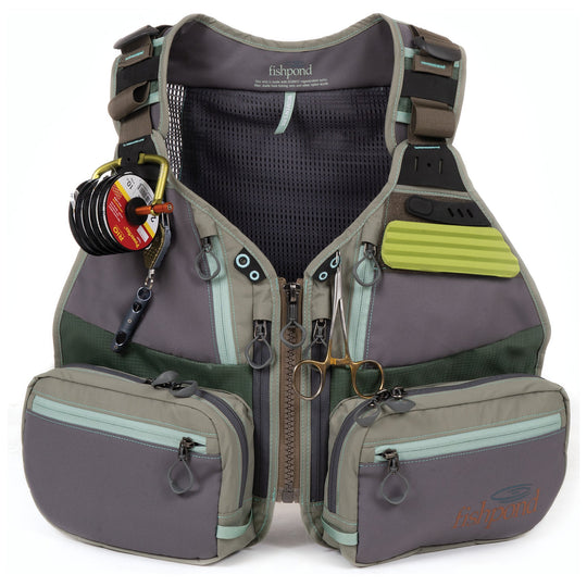 Fishpond Women's Upstream Tech Vest, Shale / Gravel