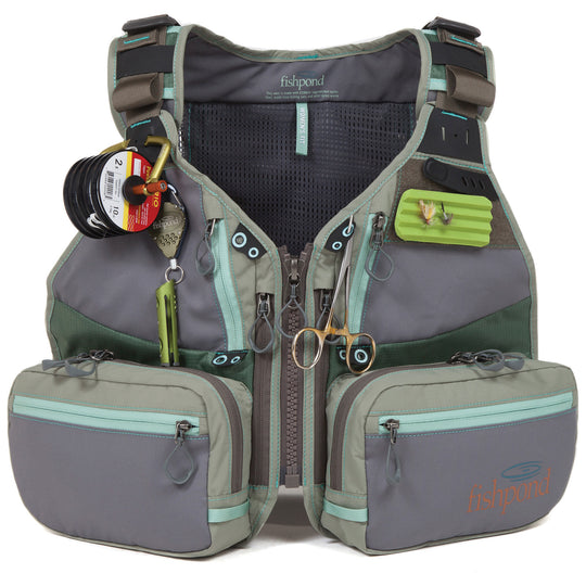 Fishpond Women's Upstream Tech Vest, Shale / Gravel, view 3