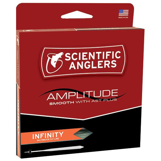Scientific Anglers Amplitude Smooth Infinity Salt Fly Line, Black / Sand / Horizon