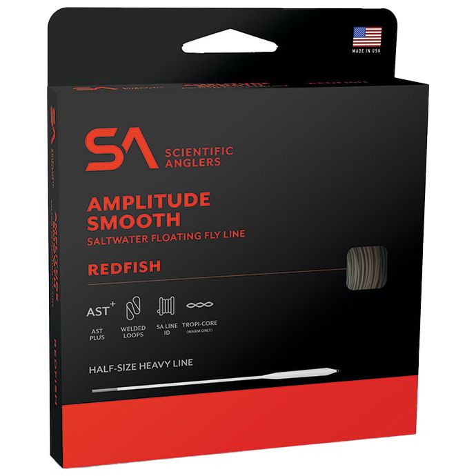 Scientific Anglers Amplitude Smooth Redfish Warm Fly Line, Black / Turtle Grass / Horizon